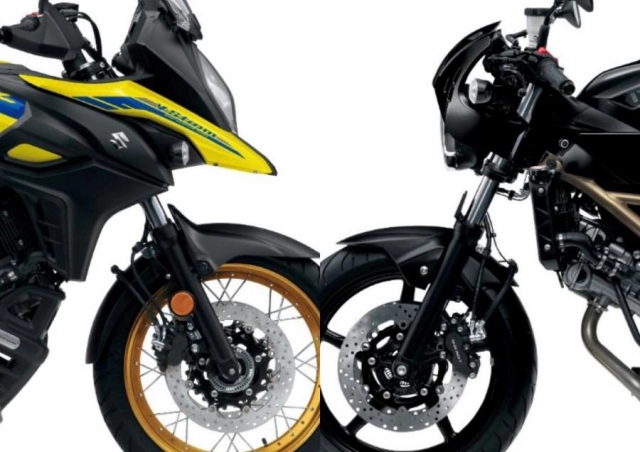 Suzuki sv650 xt và v-strom 650 2021 ra mắt với màu sắc mới