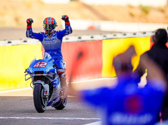 Suzuki trở lại vị trí hàng đầu motogp 2020 với chiến thắng nhân đôi ở aragon