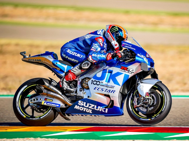 Suzuki trở lại vị trí hàng đầu motogp 2020 với chiến thắng nhân đôi ở aragon