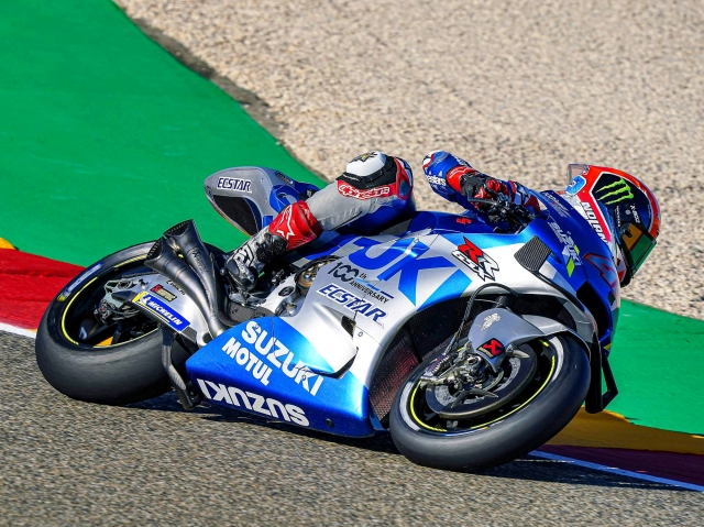 Suzuki trở lại vị trí hàng đầu motogp 2020 với chiến thắng nhân đôi ở aragon