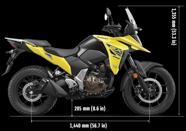 Suzuki v-strom 250sx 2022 cập nhật động cơ làm mát bằng dầu kết nối điện thoại qua bluetooth