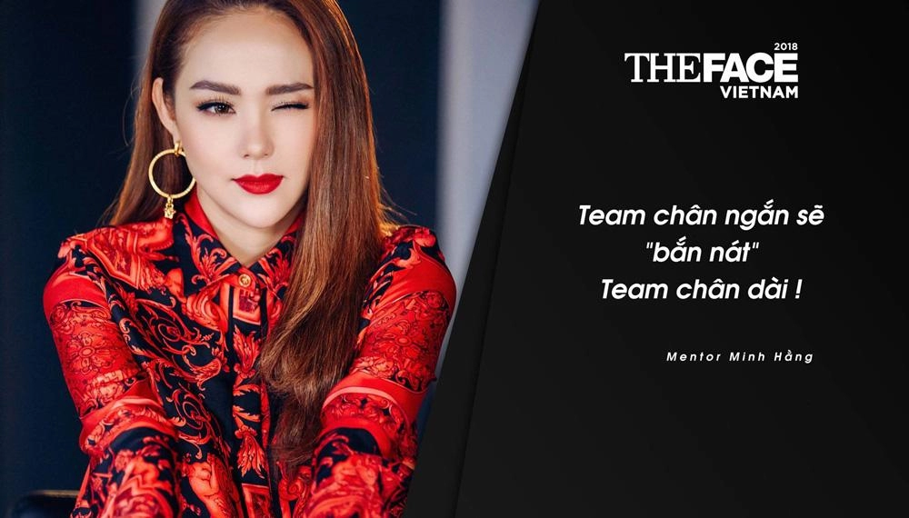 The face việt nam minh hằng chân ngắn đòi bắn nát team chân dài