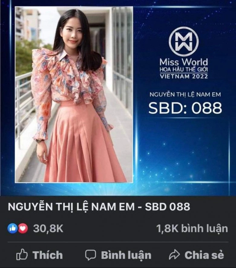 Thí sinh bị tốgian lận tạimiss world vietnam lượt like vượt mặt nam em nhưng nhan sắc thì sao