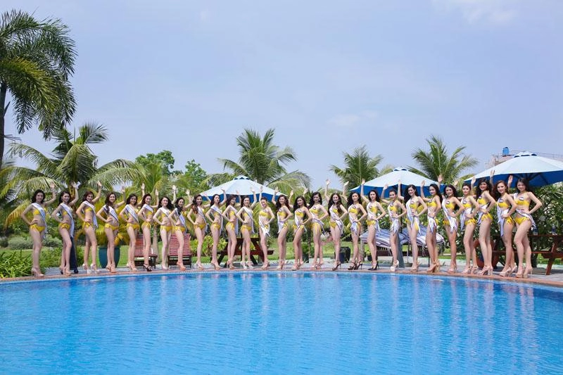 Thí sinh hh biển việt nam toàn cầu tung bộ ảnh bikini nhan sắc đều hao hao nhau