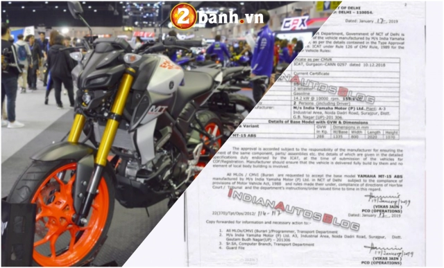 Thông tin yamaha mt-15 abs ấn độ bị rò rỉ khác với mt-15 tại thị trường thái lan