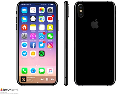 Tiếp tục rò rỉ hình ảnh concept và thiết kế iphone 8