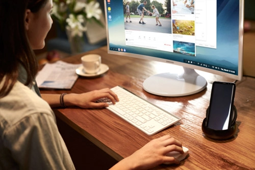 Trên tay samsung dex biến galaxy s8 thành máy tính để bàn