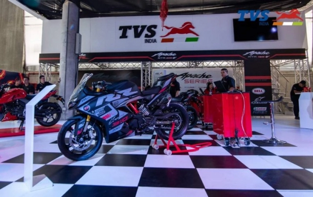 Tvs apache rr 310 phiên bản đặc biệt vừa được giới thiệu với thiết kế nổi bật