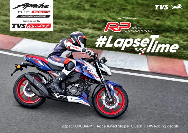 Tvs apache rtr 165 rp - sản xuất giới hạn 200 chiếc và có giá bán siêu rẻ