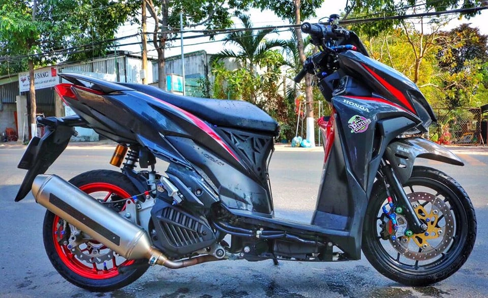 Vario 150 độc đáo nhất đất việt với bộ ghi đông trần yamaha