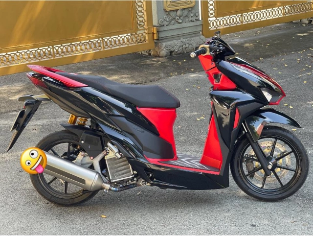 Vario độ long lanh hơn trong bộ cánh kiếp đỏ đen