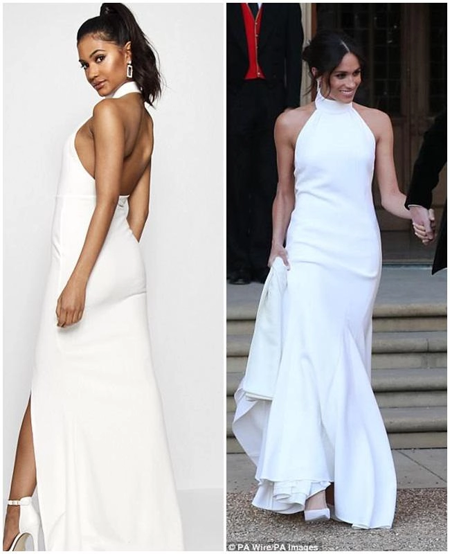 Váy cưới công nương meghan đã có phiên bản giá chỉ 700 nghìn