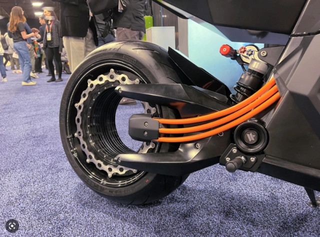 Verge ts ultra - mẫu xe mô tô điện đầu tiên sử dụng động cơ điện không trục