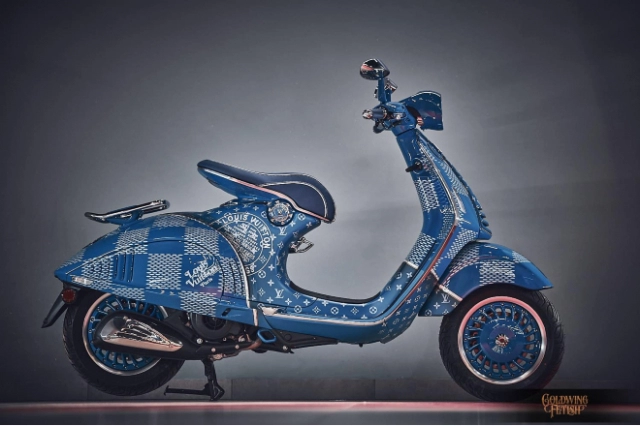 Vespa 946 louis vuitton - một tác phẩm nghệ thuật theo đúng nghĩa đen