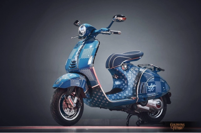 Vespa 946 louis vuitton - một tác phẩm nghệ thuật theo đúng nghĩa đen