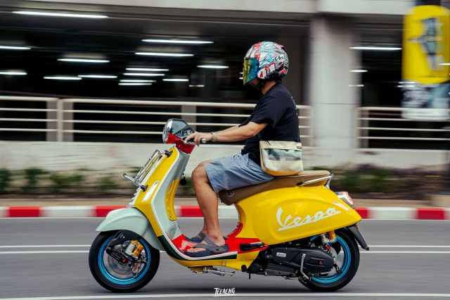 Vespa primavera bản giới hạn được hoàn thiện với dàn chân siêu khủng