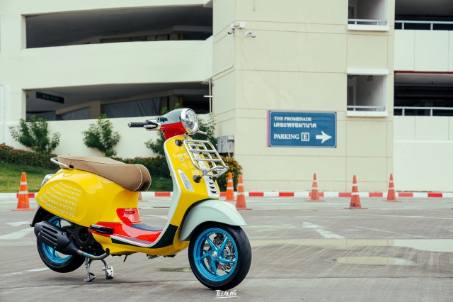 Vespa primavera bản giới hạn được hoàn thiện với dàn chân siêu khủng