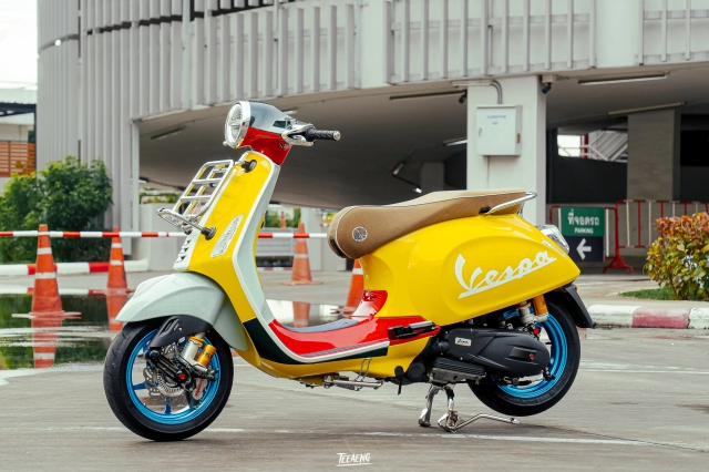 Vespa primavera bản giới hạn được hoàn thiện với dàn chân siêu khủng