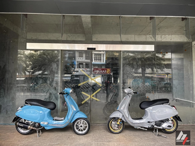 Vespa sprint độ sở hữu tứ quý 9 xịn sò