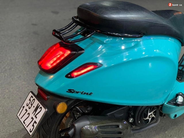 Vespa sprint độ trở thành cực phẩm sau khi được trau chuốt tỉ mỉ