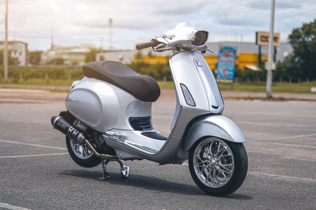 Vespa sprint lan tỏa sức hút mạnh mẽ với dàn chân bạch kim