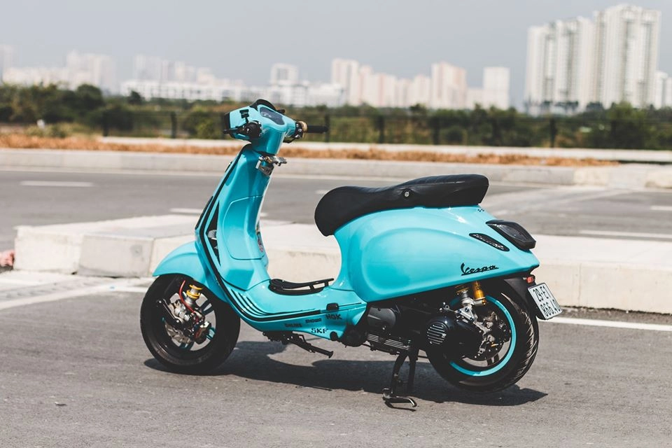 Vespa sprint nâng cấp hết bài với một diện mạo hoàn toàn lạ lẫm