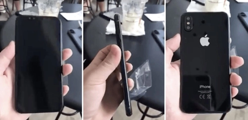 Video trên tay iphone 8 màu đen camera đặt dọc