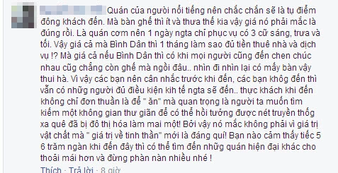 Vừa khai trương quán ăn trường giang đã bị chê là cơm quê mà giá thành thị