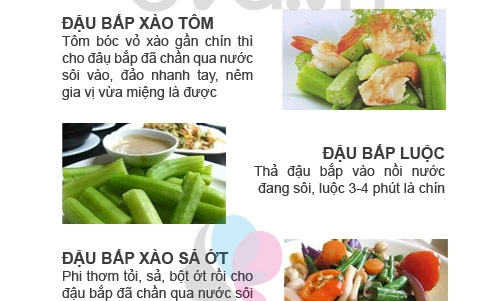 Vừa ngon vừa bổ như đậu bắp