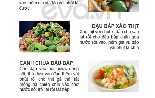 Vừa ngon vừa bổ như đậu bắp