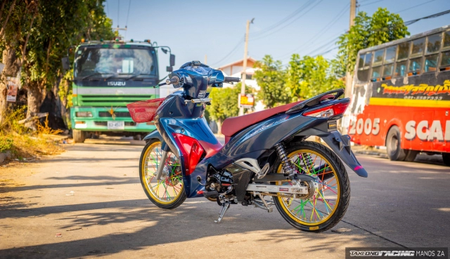 Wave 125 độ côn tay độc đáo vậy bạn thấy chưa