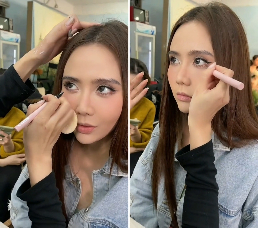 Xuất hiện mỹ nhân ăn phấn son nhất vũ trụ điện ảnh vtv trước và sau make-up như 2 người