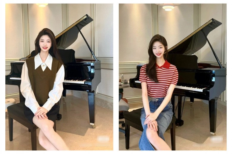 Xuất hiện thêm cô giáo nữ thần mặc sang như tiểu thư đi dạy ngồi một chỗ nhưng váy đầm không bao giờ trùng