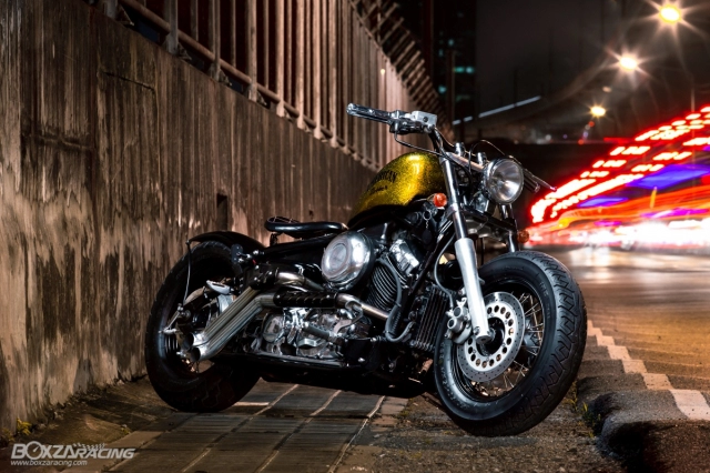 Yamaha dragstar 400 siêu ngầu và đầy cá tính với style bobber