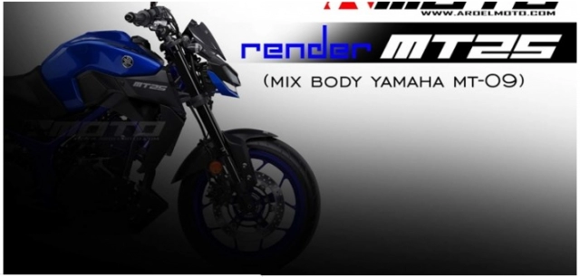 Yamaha mt-03 2019 sửa đổi thiết kế theo đàn anh mt-09 trong năm tới