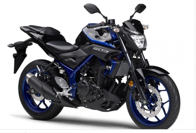 Yamaha mt-03 2019 sửa đổi thiết kế theo đàn anh mt-09 trong năm tới