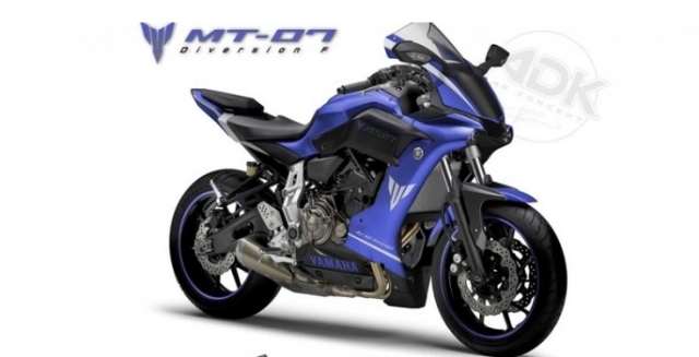 Yamaha mt-07 diversion-f bản thiết kế sáng tạo kết hợp r1 từ custom italia