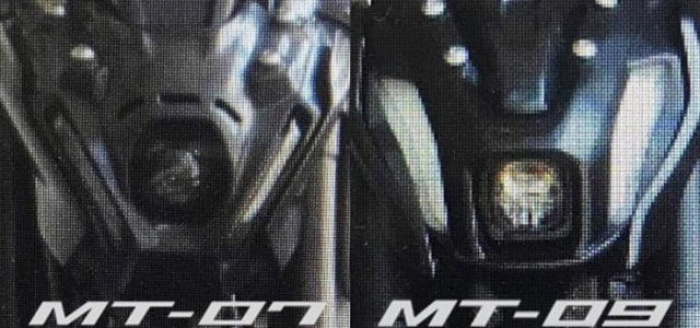 Yamaha mt-07 và mt-09 2021 lộ diện gương mặt mới