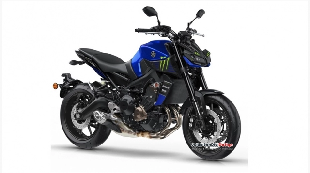 Yamaha mt-series lộ diện thiết kế mới theo phong cách monster motogp 2019