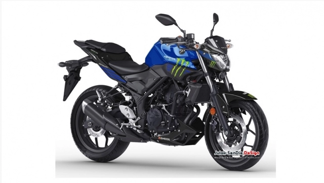 Yamaha mt-series lộ diện thiết kế mới theo phong cách monster motogp 2019