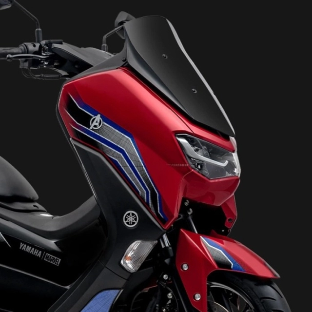 Yamaha nmax 160 spider man - mẫu xe khiến người nhện cũng phải yêu thích