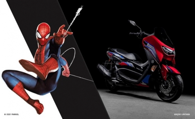 Yamaha nmax 160 spider man - mẫu xe khiến người nhện cũng phải yêu thích