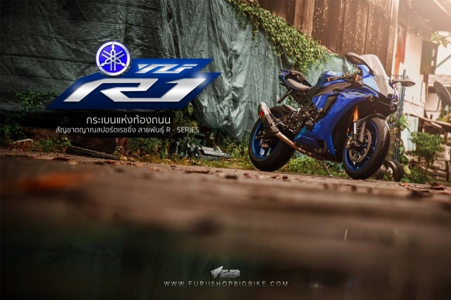 Yamaha r1 cá đuối gai độc vẻ đẹp thuần túy trên đất thái