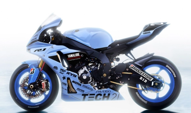 Yamaha r1 gytr tech21 ra mắt lấy ý tưởng từ đội đua huyền thoại 1985