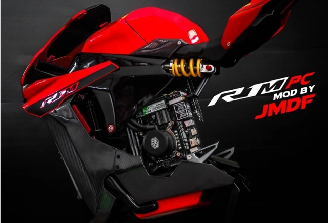 Yamaha r1m red edition pc trình làng với thiết kế độc đáo của jmdf