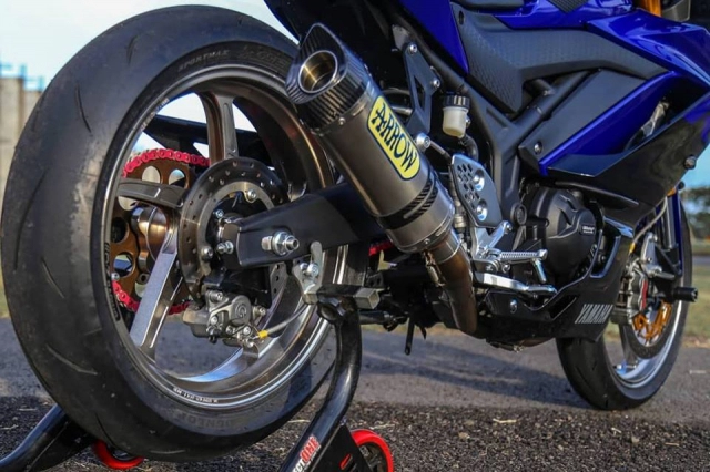 Yamaha r3 2019 độ cực shock với dàn chân oz racing hạng nặng