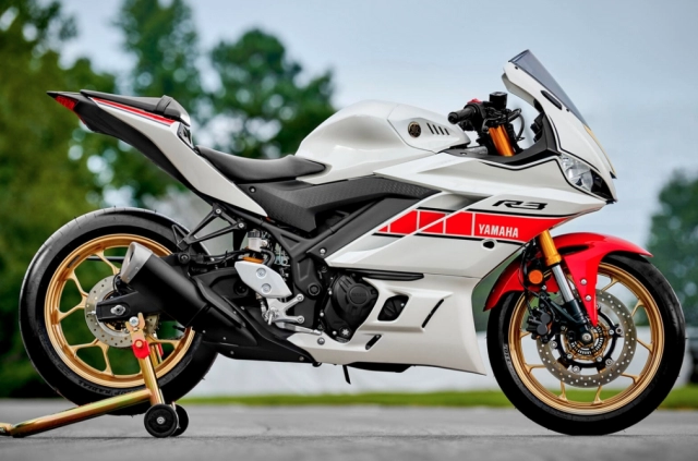 Yamaha r3 60th anniversary livery bản kỉ niệm ra mắt với vẻ ngoài hút hồn