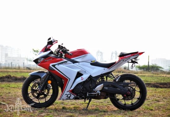 Yamaha r3 bản độ makeover toàn diện bên bộ cánh mv agusta f4 rc amg