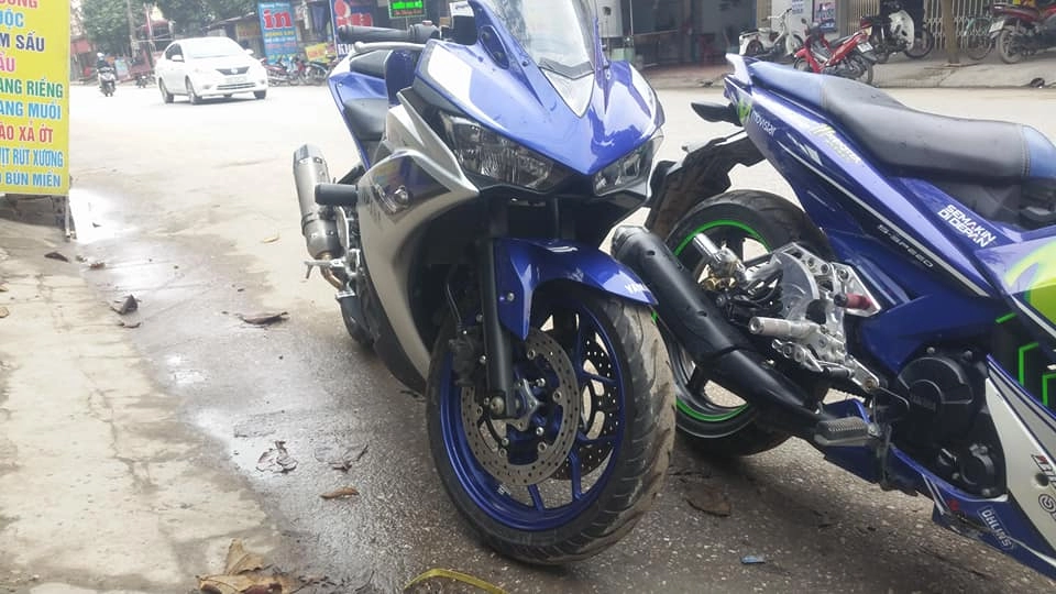 Yamaha r3 lên thêm 1 chiếc đĩa bao ngầu chất như pkl 