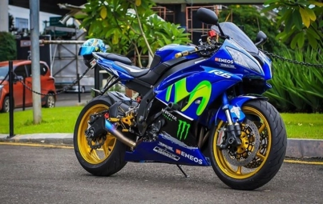 Yamaha r6 phiên bản cũ ấn tượng trong diện mạo energy monster